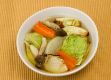温まる焼き野菜しょうがスープ