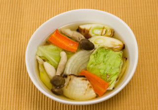 温まる焼き野菜しょうがスープ